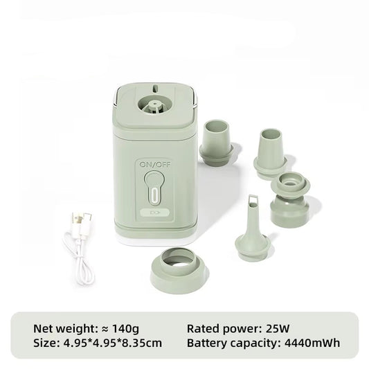 PACOONE Wireless Inflation Pump Portable Outdoor Mini Air Compressor Air Cushion Bed Swim Ring Multi Function Air Pump